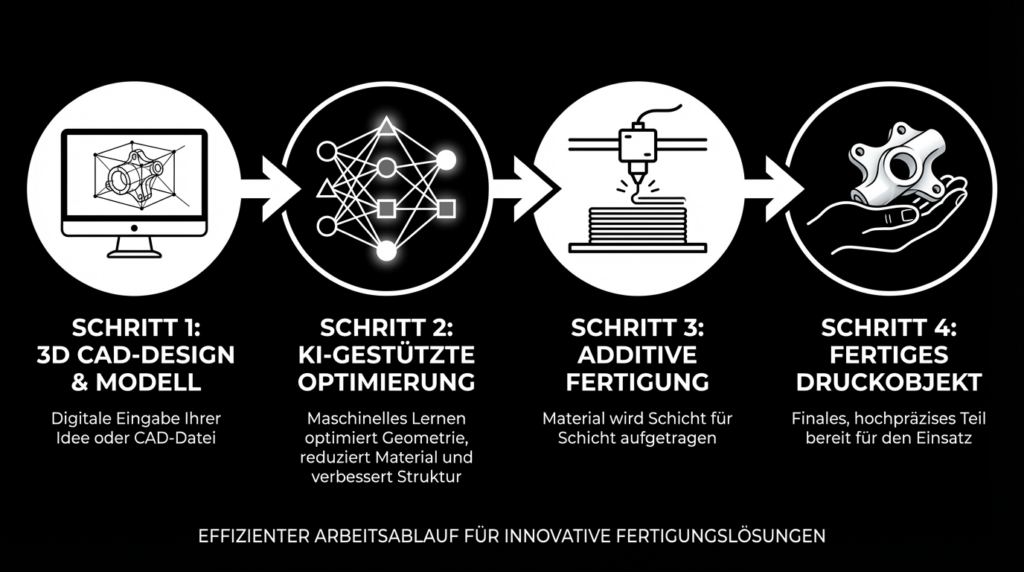 3D-Druck Hünfelden – 4-Schritte-Workflow bei RH3D Druckwerkstatt