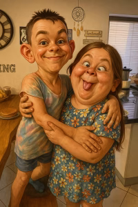 KI-Bildbearbeitung Hünfelden - Karikatur